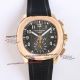 PPF Patek Philippe Aquanaut Chronograph 5968 rose gold brown dial Replica Watch (10)_th.jpg